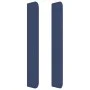 Headboard with blue fabric ears 83x16x118/128 cm by , Headboards and footboards - Ref: Foro24-3119994, Price: 74,21 €, Discou...