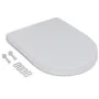 White square soft close toilet seat and lid by vidaXL, Toilet and bidet seats - Ref: Foro24-141763, Price: 24,78 €, Discount: %