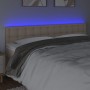 Headboard with LED synthetic leather cappuccino color 180x5x78/88 cm by , Headboards and footboards - Ref: Foro24-3121719, Pr...