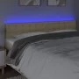 Cabecero con LED de tela color crema 160x5x78/88 cm de , Cabeceros y pies de cama - Ref: Foro24-3122057, Precio: 69,36 €, Des...