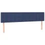 Blue fabric headboard with LED 200x5x78/88 cm by , Headboards and footboards - Ref: Foro24-3122074, Price: 68,82 €, Discount: %