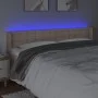 Kopfteil mit LED-Cappuccino-Kunstleder 183x16x78/88 cm von , Kopf- und Fußteile - Ref: Foro24-3123343, Preis: 92,52 €, Rabatt: %