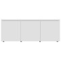Weißer TV-Schrank aus Sperrholz, 80 x 34 x 30 cm von vidaXL, TV-Möbel - Ref: Foro24-801859, Preis: 60,94 €, Rabatt: %