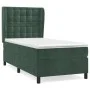Box spring bed with dark green velvet mattress 90x190 cm by , Beds and slatted bases - Ref: Foro24-3129426, Price: 332,05 €, ...