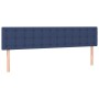 Box spring bed with blue fabric mattress 160x200 cm by , Beds and slatted bases - Ref: Foro24-3130607, Price: 501,93 €, Disco...