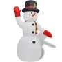 Muñeco de nieve inflable 240 cm de vidaXL, Luces de Navidad - Ref: Foro24-242357, Precio: 64,60 €, Descuento: %