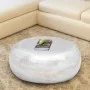 Silver hammered aluminum round coffee table by vidaXL, Coffee table - Ref: Foro24-242322, Price: 210,23 €, Discount: %
