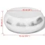 Silver hammered aluminum round coffee table by vidaXL, Coffee table - Ref: Foro24-242322, Price: 210,23 €, Discount: %
