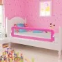 Barandilla de seguridad cama de niño 150x42 cm rosa de vidaXL, Barandillas de seguridad - Ref: Foro24-10102, Precio: 32,15 €,...