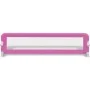 Barandilla de seguridad cama de niño 150x42 cm rosa de vidaXL, Barandillas de seguridad - Ref: Foro24-10102, Precio: 32,15 €,...