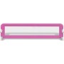 Barandilla de seguridad cama de niño 150x42 cm rosa de vidaXL, Barandillas de seguridad - Ref: Foro24-10102, Precio: 29,42 €,...