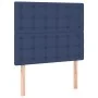 Box spring bed mattress and LED lights blue fabric 80x200 cm by , Beds and slatted bases - Ref: Foro24-3135715, Price: 349,11...