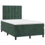Box spring mattress and LED dark green velvet bed 120x200cm by , Beds and slatted bases - Ref: Foro24-3136356, Price: 462,66 ...