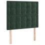 Box spring mattress and LED dark green velvet bed 120x200cm by , Beds and slatted bases - Ref: Foro24-3136356, Price: 462,66 ...