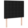 Cama box spring con colchón tela negro 120x200 cm de , Camas y somieres - Ref: Foro24-3137463, Precio: 443,54 €, Descuento: %