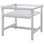 Pedestal support for washing machine with removable white shelf by vidaXL, Accessories for washing machines and dryers - Ref:...