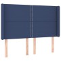 Cama box spring colchón y luces LED tela azul 140x190 cm de , Camas y somieres - Ref: Foro24-3138235, Precio: 513,91 €, Descu...