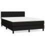Box spring bed with black fabric mattress 140x190 cm by , Beds and slatted bases - Ref: Foro24-3140291, Price: 435,31 €, Disc...