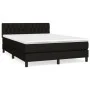 Boxspringbett mit schwarzer Stoffmatratze 140x190 cm von , Betten und Lattenroste - Ref: Foro24-3140291, Preis: 427,14 €, Rab...