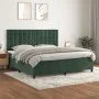Boxspringbett mit dunkelgrüner Samtmatratze 200x200 cm von , Betten und Lattenroste - Ref: Foro24-3143286, Preis: 695,65 €, R...