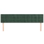 Kopfteile 2 Einheiten aus dunkelgrünem Samt 90x5x78/88 cm von , Kopf- und Fußteile - Ref: Foro24-346513, Preis: 61,50 €, Raba...