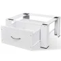 Pedestal support for washing machine with white drawer by vidaXL, Accessories for washing machines and dryers - Ref: Foro24-5...