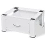 Pedestal support for washing machine with white drawer by vidaXL, Accessories for washing machines and dryers - Ref: Foro24-5...