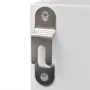 Wall cabinet display shelf glass MDF white books/DVD by vidaXL, Shelves and shelves - Ref: Foro24-242435, Price: 116,01 €, Di...
