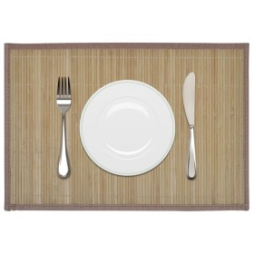 6 bamboo trivets 30x45 cm brown by vidaXL, Placemats - Ref: Foro24-242108, Price: 15,60 €, Discount: %