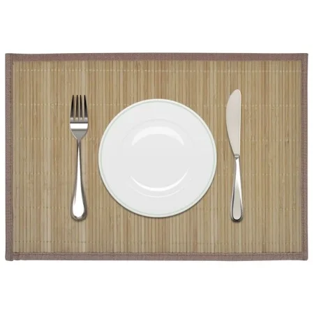 6 bamboo trivets 30x45 cm brown by vidaXL, Placemats - Ref: Foro24-242108, Price: 16,43 €, Discount: %
