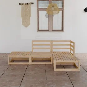 Garden furniture set 4 pieces solid pine wood by , Garden sets - Ref: Foro24-3075474, Price: 225,53 €, Discount: %