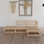 Gartenmöbel-Set 4-teilig aus massivem Kiefernholz von , Gartensets - Ref: Foro24-3075474, Preis: 225,53 €, Rabatt: %