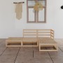 Gartenmöbel-Set 4-teilig aus massivem Kiefernholz von , Gartensets - Ref: Foro24-3075474, Preis: 235,78 €, Rabatt: %