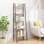 Standregal mit 5 Böden hellbraun und schwarz 56x35x174 cm von , Bücherregale und Regale - Ref: Foro24-336367, Preis: 107,76 €...