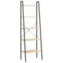 Standregal mit 5 Böden hellbraun und schwarz 56x35x174 cm von , Bücherregale und Regale - Ref: Foro24-336367, Preis: 105,17 €...