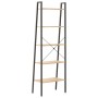 Standregal mit 5 Böden hellbraun und schwarz 56x35x174 cm von , Bücherregale und Regale - Ref: Foro24-336367, Preis: 107,76 €...