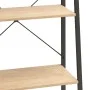 Standregal mit 5 Böden hellbraun und schwarz 56x35x174 cm von , Bücherregale und Regale - Ref: Foro24-336367, Preis: 105,17 €...
