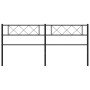 Kopfteil aus schwarzem Metall, 200 cm von , Kopf- und Fußteile - Ref: Foro24-372315, Preis: 32,61 €, Rabatt: %
