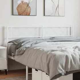Kopfteil aus weißem Metall, 120 cm von , Kopf- und Fußteile - Ref: Foro24-372357, Preis: 25,30 €, Rabatt: %