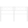 White metal headboard 120 cm by , Headboards and footboards - Ref: Foro24-372357, Price: 25,81 €, Discount: %