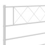 Kopfteil aus weißem Metall, 120 cm von , Kopf- und Fußteile - Ref: Foro24-372357, Preis: 25,63 €, Rabatt: %