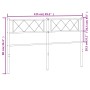 Kopfteil aus weißem Metall, 120 cm von , Kopf- und Fußteile - Ref: Foro24-372357, Preis: 25,63 €, Rabatt: %