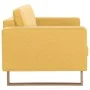 2 seater yellow fabric sofa by , Sofas - Ref: Foro24-281391, Price: 335,39 €, Discount: %