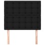 Kopfteile 2 Einheiten aus schwarzem Stoff 100x5x78/88 cm von , Kopf- und Fußteile - Ref: Foro24-3116758, Preis: 75,81 €, Raba...