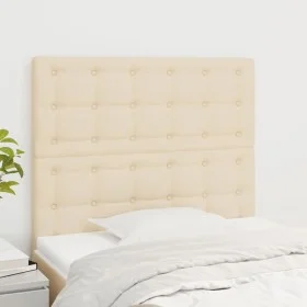 Headboards 2 units of cream-colored fabric 80x5x78/88 cm by , Headboards and footboards - Ref: Foro24-3116745, Price: 66,97 €...