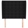 Headboard with black fabric ears 103x23x118/128 cm by , Headboards and footboards - Ref: Foro24-3118382, Price: 87,88 €, Disc...
