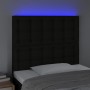 Kopfteil mit LED-Leuchten, schwarzer Stoff, 100 x 5 x 118/128 cm von , Kopf- und Fußteile - Ref: Foro24-3122850, Preis: 82,13...
