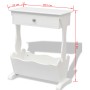 Melrose white magazine rack by vidaXL, Magazine racks - Ref: Foro24-242440, Price: 80,45 €, Discount: %