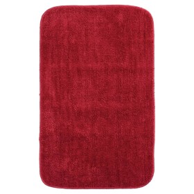 Alfombra de baño Doux Sealskin roja modelo 294425459, 50 x 80 cm