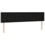 Cama box spring con colchón tela negro 160x200 cm de , Camas y somieres - Ref: Foro24-3127135, Precio: 501,32 €, Descuento: %